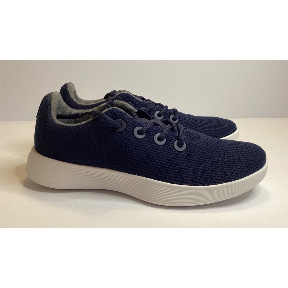 Allbirds Tree Runner NZ Sneaker Women's  10.5 Dark Navy Blizzard Sole NIB